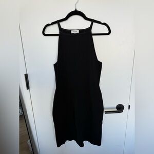 COS Black Halter Dress